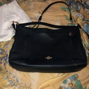 Coach Navy Leather Purse